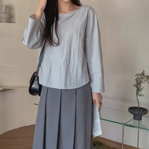 코렌밀 바스락 라운드 블라우스 BL4288K19