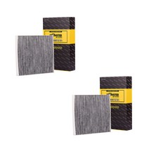 몬스터오토파츠 폭스바겐 골프 7세대 5G 활성탄 에어컨 필터, 2개, vw7125g