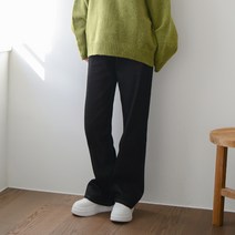 여성용 스크래치 기모 와이드 청바지 SP7201