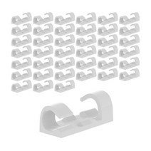 마켓플랜 전선정리 클립 M, 40개, 화이트