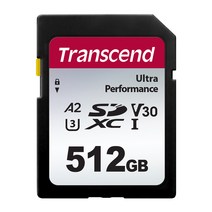 트랜센드 Ultra Performance SDXC 메모리카드 340S, 512GB