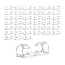 마켓플랜 전선정리 클립 M, 40개, 투명