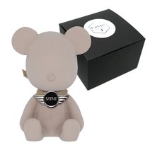 라띠크제이 엠블럼 베어 차량용 방향제 미니쿠퍼 베이지 + 리필 블랙체리 5ml, 1세트
