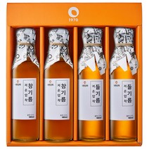 대현상회 참기름 180ml x 2p + 들기름 180ml x 2p 세트, 1세트