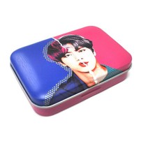 MTPR BTS 아이돌 렌즈케이스 + 포토카드 세트, 진, 1세트