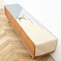 빈테리어 심플한 서랍 테이블 러너 커버, 06