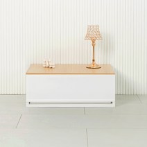 샤바스 컬러스토리 우드상판 1단 서랍장 600, 화이트, 1개