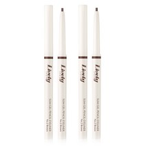 입큰 라이블리 슬림 젤 아이라이너 펜슬, 브라운, 2개