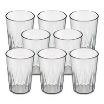 엔에프락 트라이탄 깨지지 않아 오래 쓰는 컵 탑 290ml, 그레이, 8개