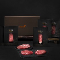 금천한우 등심 200g x 2개 + 채끝 200g x 2개 + 설도 200g x 2개 1등급 선물세트 (냉장), 1세트