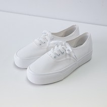 르본디 통굽 스니커즈 캔버스 여자 운동화 3cm