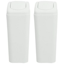 바람 앤스윙 휴지통 8L, 화이트, 2개