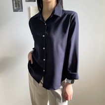 플랜데이 여성용 찰랑찰랑 가벼운 파스텔 셔츠 블라우스