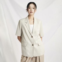 미쏘 여성용 테일러드 오버핏 자켓