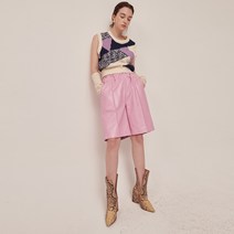더센토르 여성용 LESLEY HALF LETHER PANTS TC21AWPT04PK