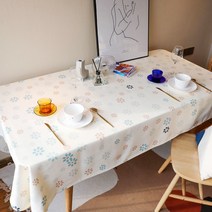 알럽홈 플라워 보헤미아 린넨 식탁보, TYPE 13, 90 x 150 cm