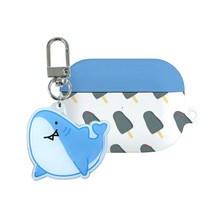 유스픽 두근두근 죠스 에어팟 3 케이스 + 키링 세트, 패턴