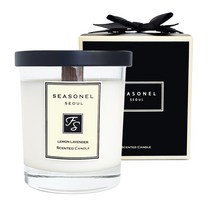 시즈넬 프리미엄 골든왁스 소이캔들, 레몬 라벤더, 220g, 1개
