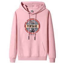 알럽홈 빈티지 프린팅 후드티