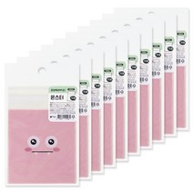 포포팬시 접착식 디자인 OPP 쿠키 봉투 소 90 x 100 mm 15p, 몬스터, 10개