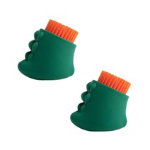 ABC생활 공룡 세탁 실리콘 다용도 브러쉬 빨래솔 그린