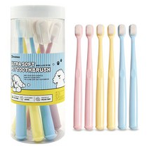 바사바사 강아지 칫솔 2p x 3종 세트, 6개, 혼합색상 대표사진