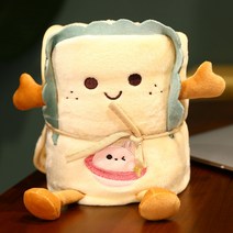 트윈브로 캐릭터 토스트 롤 무릎담요