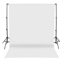 정수생활건강 크로마키 배경천 고급형 흰색 1.5 x 3 m, 1개