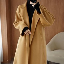 구디프 여성용 양면 하프 코트
