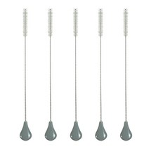 블루마마 모두아이 빨대세척솔, 5개, 그레이