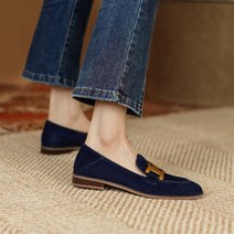 메드인코 프렌치 가죽 플랫슈즈 로퍼 2.5cm