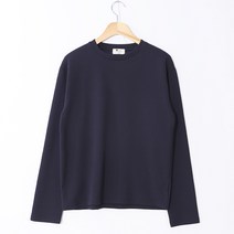 남성용 데일리 엠보 기획 라운드 긴팔 티셔츠 DLTRT23029