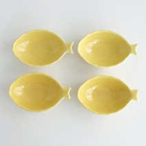 비비드 물고기 미니볼, 옐로우, 4개