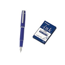 파이롯트 프레라 만년필 + 카트리지 5p 세트, F, RB(만년필), 블루블랙(카트리지)