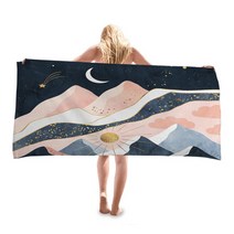 추상화 배경 문썬 아트 프린팅 비치타월 80 x 160 cm, 20, 1개