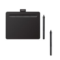 와콤 인튜어스 USB 타블렛 소형 CTL-4100   4K펜 세트, 블랙, 타블렛(CTL-4100/K0), 펜(LP-1100)