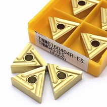 선반 인서트 V커팅 CNC 10EA TNMG160404R ES VP15TF US735 외부 그루 빙 공구 홀더 초경 블레이드 선삭 TNMG160408R UE6020 TNMG 160, [07] TNMG160404L  US735