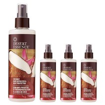 데저트에센스 코코넛 헤어 디프리저 & 히트 프로텍터, 237ml, 4개