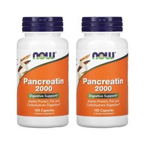 1+1 나우푸드 판크레아틴 200mg 100캡슐