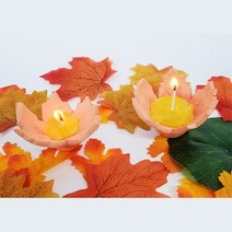 어린이집 미술재료 데코찰흙 단풍잎 캔들만들기 노인인지활동 집콕놀이 체험학습 DIY