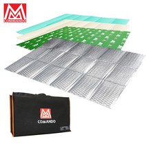 코만도 국내최초 은박 팩트코팅 캠핑매트 방수 방습 발포매트 돗자리, 240x200 아이보리