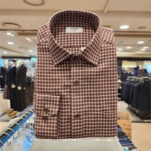 레노마 SH04 더블 미디움 체크 기모 일반핏 긴팔 셔츠 RMWSGP-304-BW-5