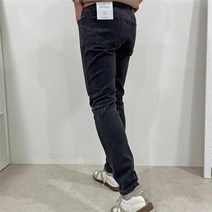 남자 스트레이트진 슬림핏 흑청 가을 면바지 (8990312)