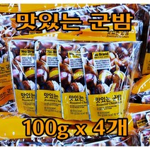 노브랜드 맛있는 군밤 100g x 4개입, 4개