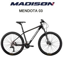 (완조립) 2023 매디슨바이크 멘도타03 데오레22단 알루미늄 MTB 자전거, 세이렌 블루, (S)15인치