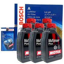 뉴SM5 임프레션 LPG 엔진오일 교환 셋트 오일필터+에어크리너+합성유 O1186+A2021+5w30 multi plus 5L, 5w30, 5개, 1L