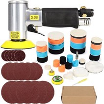 폴리셔 궤도 에어 샌더 미니 공압식 1quot2quot3quot 자동차 연마용 고속, 48개