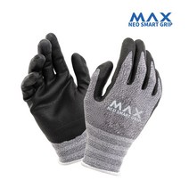 MAX 네오 스마트 그립 작업장갑 10켤레 30켤레 50켤레 안전 다용도 스마트폰 터치 NBR 반코팅장갑, S, MAX 스마트그립 장갑-50켤레