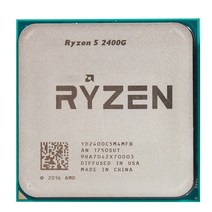 Ryzen 5 2400G 3.6 GHz 쿼드 코어 8 스레드 65W CPU 프로세서 YD2400C5M4MFB 소켓 AM4 라이젠 씨피유 쿨러, 한개옵션0
