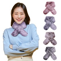 마마로 여성 밍크털 퍼목도리